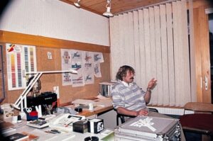 Ski Service Verbier 1970s Office