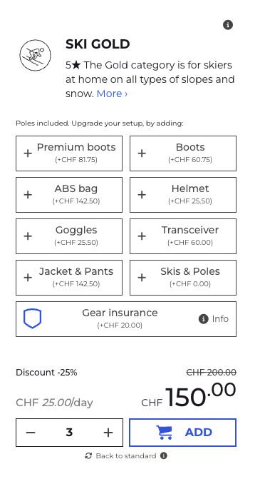 Group ski rental Verbier – Ski Service Group ski rental bookings in Verbier at Ski Service shop